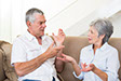 Middle Aged couple arguing