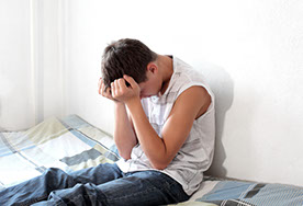 Teenager with Depression
